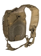 Рюкзак однолямочный тактический военный Mil-Tec 9 л Койот ONE STRAP ASSAULT PACK SM COYOTE. (14059105-9) M-T - изображение 2