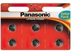 Батарейка PANASONIC CR2025 Lithium 3V 6 шт