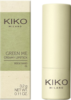 Szminka Kiko Milano Green Me Creamy Lipstick 01 Beige Sand 3.2 g (8025272977463) - obraz 1