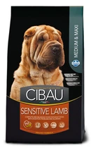 Сухий корм Farmina Cibau Sensitive Adult Medium & Maxi з чутливим травленням з ягням