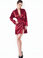 Podomka DKaren Housecoat Agnes 2 2XL Crimson (5901780644444) - obraz 1