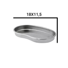 Металевий лоток для стерилізації інструментів, 18*11,5*2,5 см - зображення 1