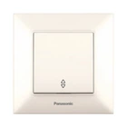 Выключатель проходной одноклавишный Panasonic Arkedia Slim кремовый