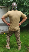 Военная футболка хлопок SINGLE SWORD койот XL - изображение 6