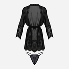 Халат жіночий DKaren Housecoat Anette L Black (5903251371002) - зображення 4