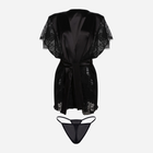 Халат жіночий DKaren Housecoat Ariana 2XL Black (5903251370968) - зображення 4