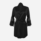 Халат жіночий DKaren Housecoat Beatrice S Black (5903251394063) - зображення 5