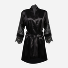 Podomka DKaren Housecoat Beatrice XL Black (5903251394094) - obraz 3