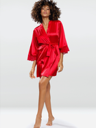 Podomka DKaren Housecoat Belinda XS Red (5903251397682) - obraz 1