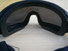 Захисні окуляри-маска Тactic Black зі змінним склом - изображение 4