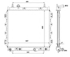 Радіатор NRF (53337)