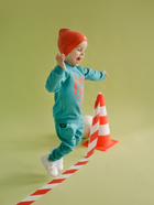 Спортивні штани дитячі Pinokio Orange Flip 110 см Turquoise (5901033308574) - зображення 3