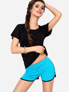 Piżama (T-shirt + spodenki) DKaren Set Abigil 2XL Turquoise (5902230081314) - obraz 1