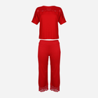 Піжама (футболка + бриджі) DKaren Set Ara S Red (5903251380288) - зображення 4