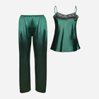 Piżama (spodnie + bluza) DKaren Set Sadie 2XL Green (5903251432130) - obraz 3