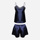 Піжама (майка + шорти) DKaren Set Samantha S Navy Blue (5903251432154) - зображення 4