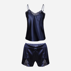 Піжама (майка + шорти) DKaren Set Samantha L Navy Blue (5903251432178) - зображення 3