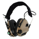 Активні навушники для стрільби Earmor M31 (койот) - зображення 2