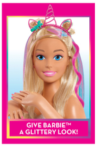 Lalka-manekin Just play Barbie Glitter Hair Deluxe Styling (886144635762) - obraz 4