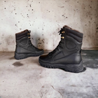 Берцы ботинки теплые Зима до - 25 натуральная гидрофобная кожа+ шерсть усиленная пятка и носок 48 - изображение 3