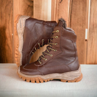 Берцы ботинки теплые Зима до - 25 натуральная гидрофобная кожа+натуральная шерсть усиленная пятка и носок 39 - изображение 1