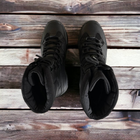 Берцы ботинки тактическая обувь теплые Зима до - 25 натуральная гидрофобная кожа и четырехслойный утеплитель усиленная пятка и носок 47 - изображение 5
