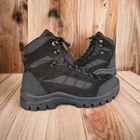 Берці черевики теплі Зима Чорний Унісекс натуральна шкіра (додатковий захист в екстремальних умовах) 37 - зображення 3