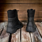Берцы ботинки тактическая обувь теплые Зима до - 25 натуральная гидрофобная кожа+шерсть усиленная пятка и носок 46 - изображение 4