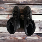 Берцы ботинки тактическая обувь теплые Зима до - 25 натуральная гидрофобная кожа и четырехслойный утеплитель усиленная пятка и носок 42 - изображение 5