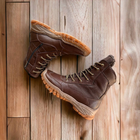Берцы ботинки теплые Зима до - 25 натуральная гидрофобная кожа+натуральная шерсть усиленная пятка и носок 43 - изображение 8