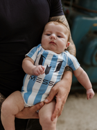Body niemowlęce Messi S49307-2 74-80 cm Jasnoniebieski/Biały (8720815172267) - obraz 3