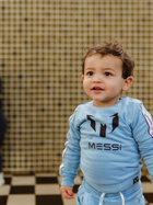 Bluza bez kaptura chłopięca Messi S49326-2 98-104 cm Jasnoniebieska (8720815173554) - obraz 5