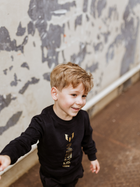 Дитячий світшот для хлопчика Messi S49351-2 110-116 см Чорний (8720815173660) - зображення 3