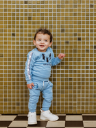 Spodnie dresowe dziecięce Messi S49324-2 122-128 cm Jasnoniebieski (8720815173431) - obraz 3