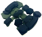 Противоударные мягкие подушки с эффектом памяти для шлема (каски) Howard Leight Fast Mich Gen4 Олива (helmet-padGen4-olive) - изображение 6