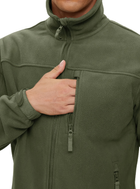 Флисовая кофта мужская / тактическая армейская флис куртка / военная флиска зсу 9137 OnePro XL см Хаки 68825 - изображение 9