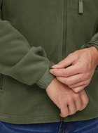 Флисовая кофта мужская / тактическая армейская флис куртка / военная флиска зсу 9137 OnePro M см Хаки 68823 - изображение 10