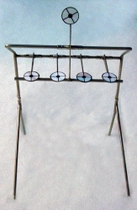 Крепкая надежная механическая мишень для пневматики из нержавейки АЛВАНИ - изображение 2