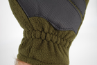 Перчатки мужские тёплые спортивные тактические флисовые 9003_M_Olive_Sensor - изображение 8