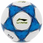 М'яч футбольний №5 TPU+EVA Клеєний LI-NING (клеєний, білий-блакитний) (LFQK575-2)