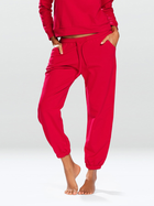 Spodnie dresowe DKaren Wenezja XL Czerwone (5903251455719) - obraz 1