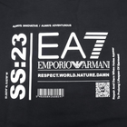 Bluza męska z kapturem EA7 Train Logo Series U Qr Code Hoodie Rn Coft L Black (8056787217539) - obraz 6