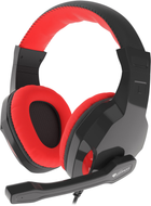 Słuchawki Genesis Argon 110 On Ear Wired Microphone Black Red (NSG-1437) - obraz 1