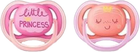 Smoczki Avent Ultra Air Pacifiers, 2 szt (Pink and Salmon) SCF343/22 (8710103845560)