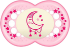 Smoczka dla dzieci Mam Baby Dummy Original Night 6+ Silicone Pink (9001616700255) - obraz 1
