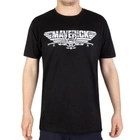 Футболка Sturm Mil-Tec з малюнком Maverick T-Shirt (Black) 2XL - зображення 1