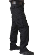 Тактические брюки демисезонные Проспероус тк. Дюспо-Флис 60/62,3/4 Черные - изображение 2