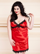 Еротичний пеньюар DKaren Plus Size Slip Viola 10XL Red (5902230095533)