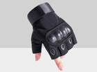 Тактичні рукавиці безпалі Expert M чорні - зображення 3