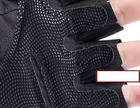 Тактические перчатки безпалые Expert M черные - изображение 4